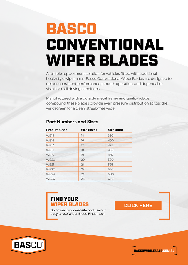 BASCO WIPER BLADES